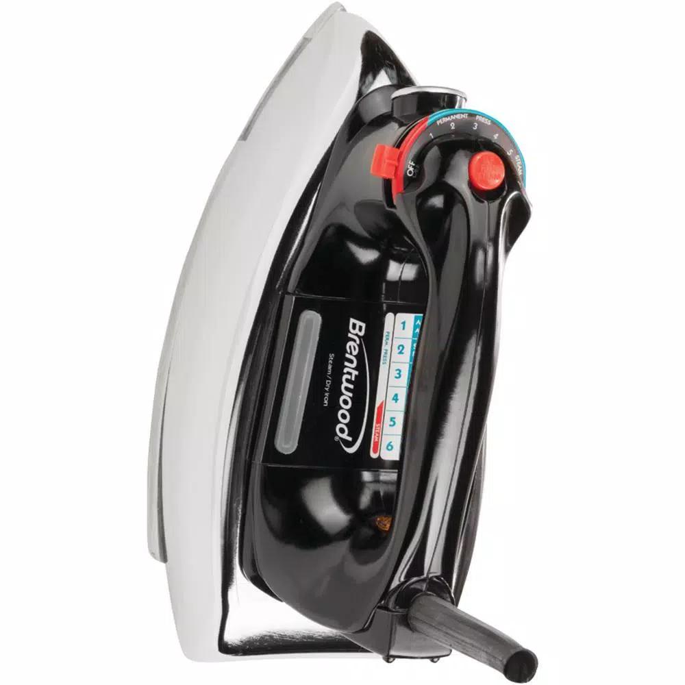 Brentwood Appliances Brentwood Classic Nonstick Steam/Dry Iron, 1100W, Black