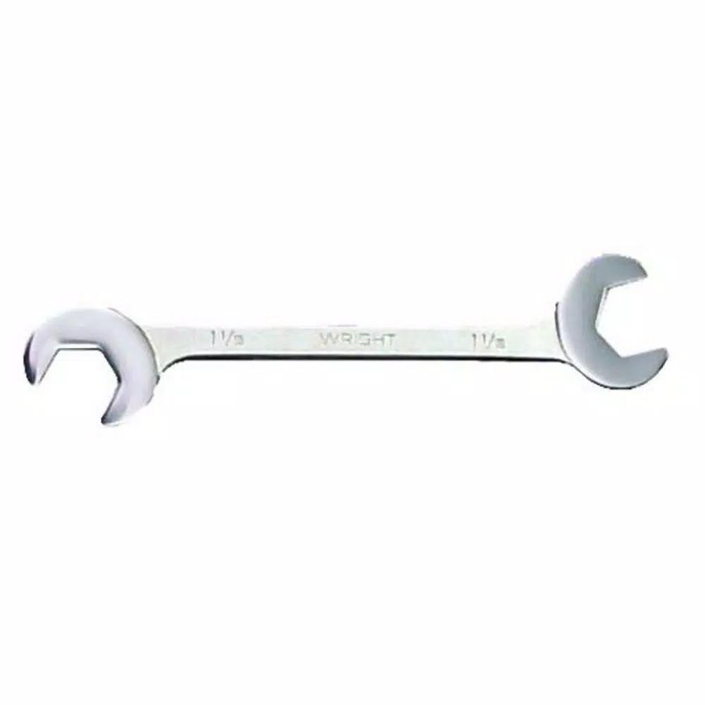 Wright Tool 11/16 in. Double Open End Wrench, 15 and 60 Degree Offset