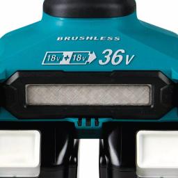 Makita 18V X2 LXT (36V) 9 in. Brushless Paddle Switch Angle Grinder Kit with 5.0 Ah Batteries & Grinding Wheels thumbnail 6