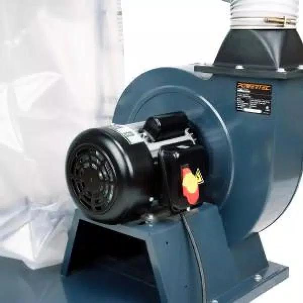 POWERTEC 1.5 HP Portable Dust Collector, 1250 CFM, 2.5 Micron Filtration
