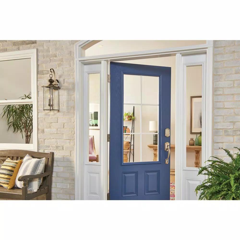 Schlage Encode Smart WiFi Deadbolt with Alarm, Satin Nickel