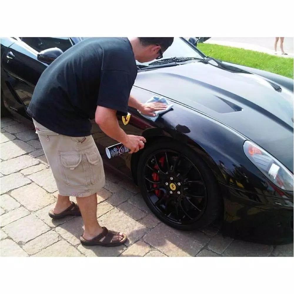 Dry Shine Quad Pack Waterless Car Detailing Kit with 400GSM Microfiber Towels
