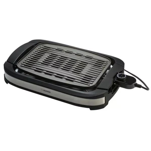 Zojirushi Black Stainless Steel Indoor Electric Grill, 1500W, 165 sq. in. Cooking Surface