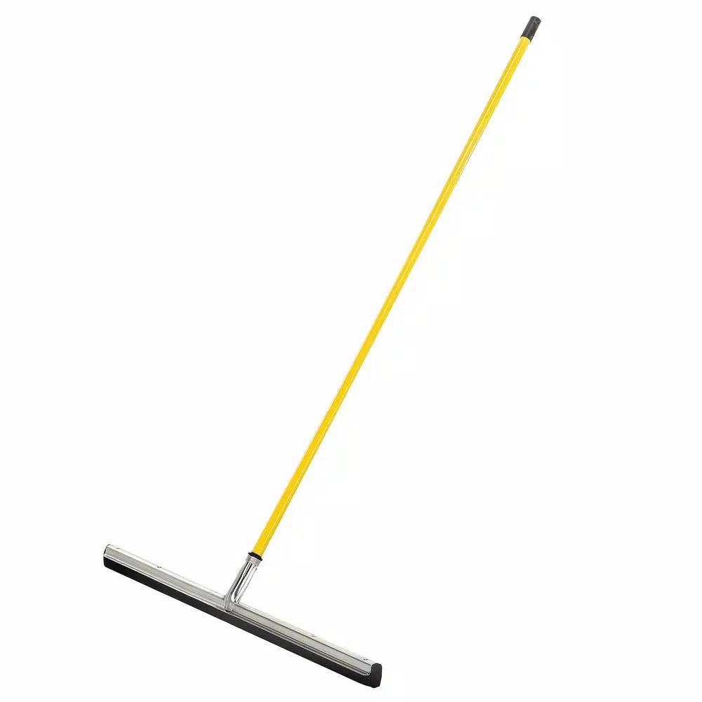 Alpine Industries 30 in. Dual Moss Rubber Professional Locking Floor Squeegee with 50 in. Handle