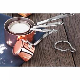 Artaste New Star 4-Piece Brass Plated Stainless Steel Measuring Cup Set thumbnail 7