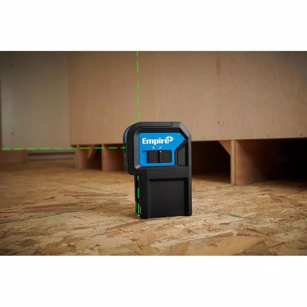 Empire eLG3D Green Self-Leveling 3-Point Laser Level, 125 ft. Range