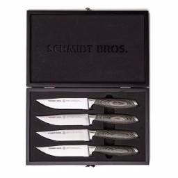SCHMIDT BROS. Schmidt Brothers 4-Piece Bonded Ash Jumbo Steak Knife Set with Wood Gift Box thumbnail 2