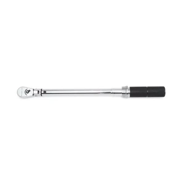 GearWrench 1/2 in. Drive Flex Head Micrometer Torque Wrench, 30-250 ft./lbs.
