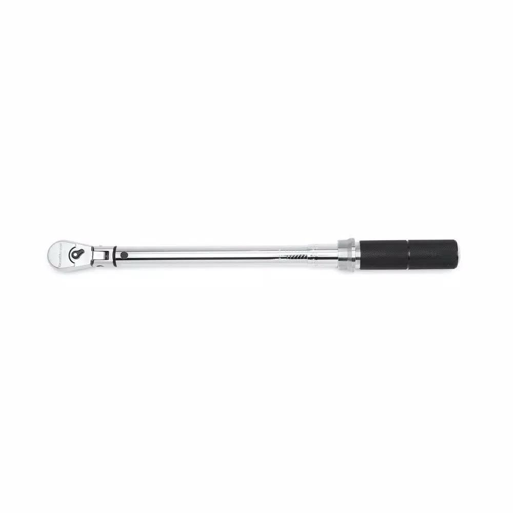 GearWrench 3/8 in. Drive Flex Head Micrometer Torque Wrench, 5-75 ft./lbs.