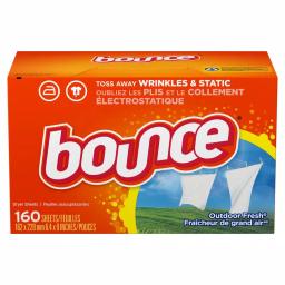 Bounce Outdoor Fresh Scent Fabric Softener Dryer Sheets, 160-Count thumbnail 4