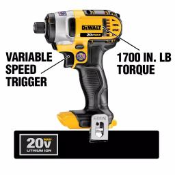 DEWALT 20V MAX Cordless 8-Tool Combo Kit with (2) 2.0 Ah Batteries & Charger thumbnail 5