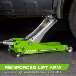 Arcan ALJ2TW 2-Ton Aluminum Floor Jack, Lightweight Service Jack with Dual Pump Pistons thumbnail 6
