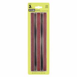 RYOBI 1/2 in. x 18 in. File Sander Belts, 3-Pack (60, 80, 120 Grit) thumbnail 3