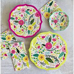 Sugar Plum Party SugarPlum Spring Blossoms Paper Lunch Napkins, 32-Piece Set thumbnail 3