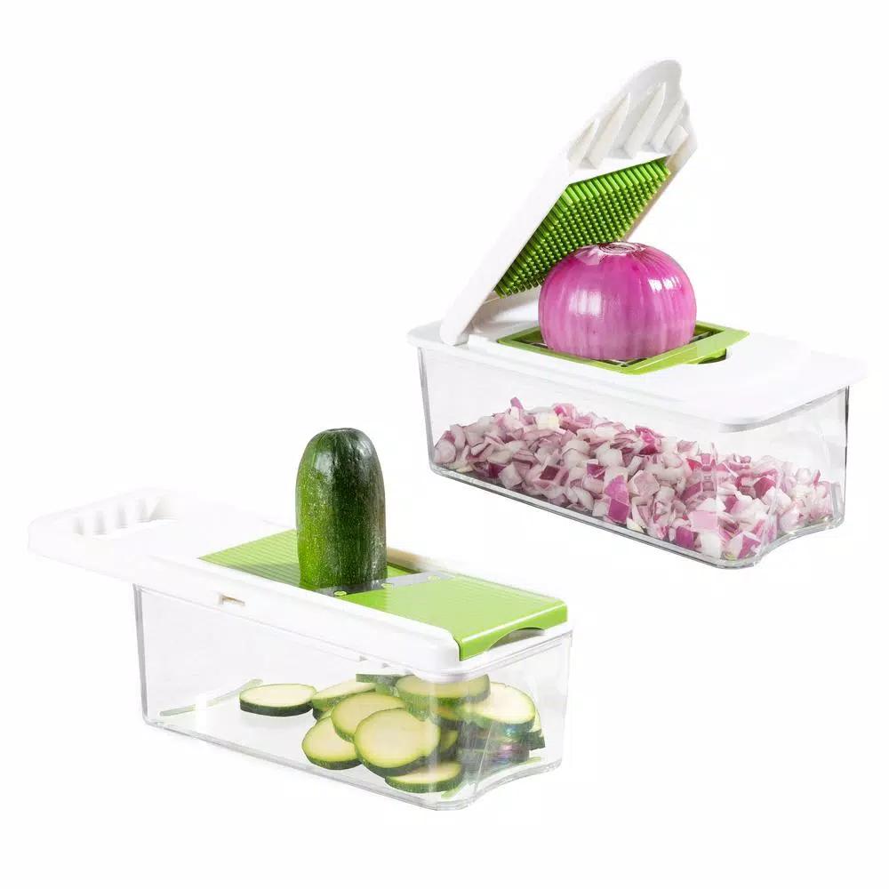 Classic Cuisine 7-in-1 Chopper Mandoline Slicer with Storage Base