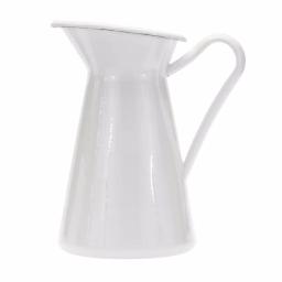 Golden Rabbit 3 Qt. White Enamelware Pitcher, Porcelain-Enameled Steel thumbnail 1