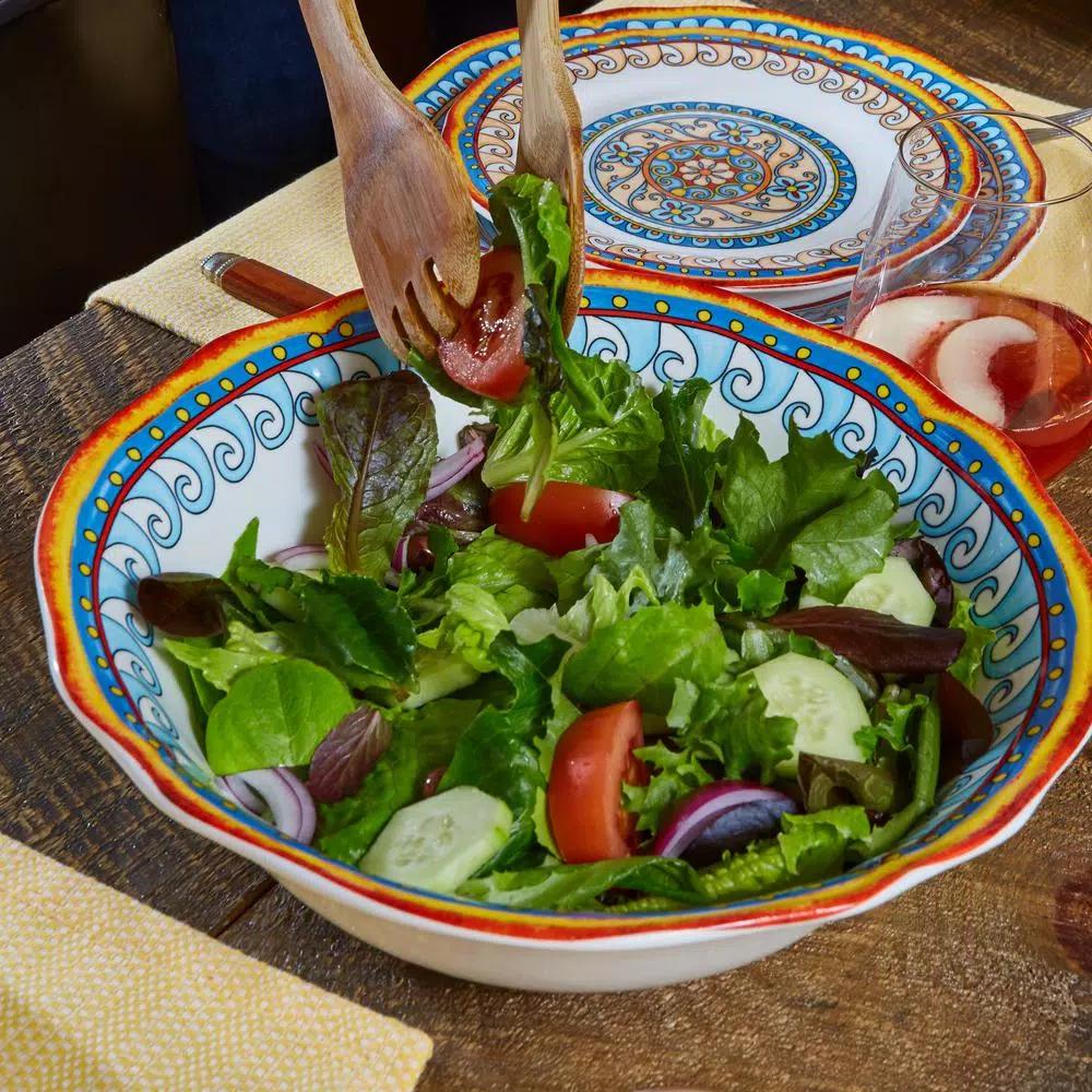 Euro Ceramica Duomo 12 in. Stoneware Serving Bowl