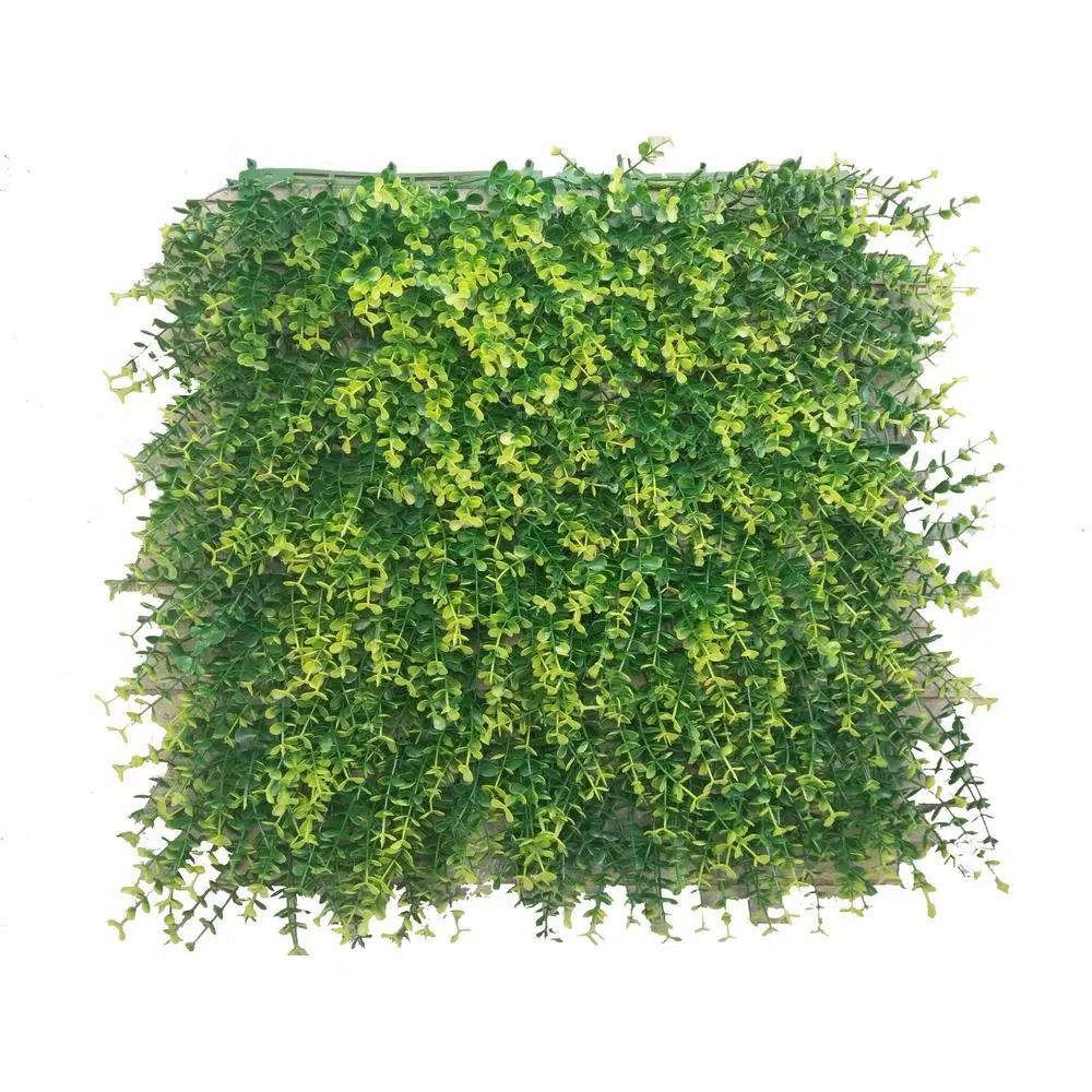 Ejoy GorgeousHome Artificial Ficus Boxwood Hedge Greenery Panels, 20 in. x 20 in. (12-Pack)