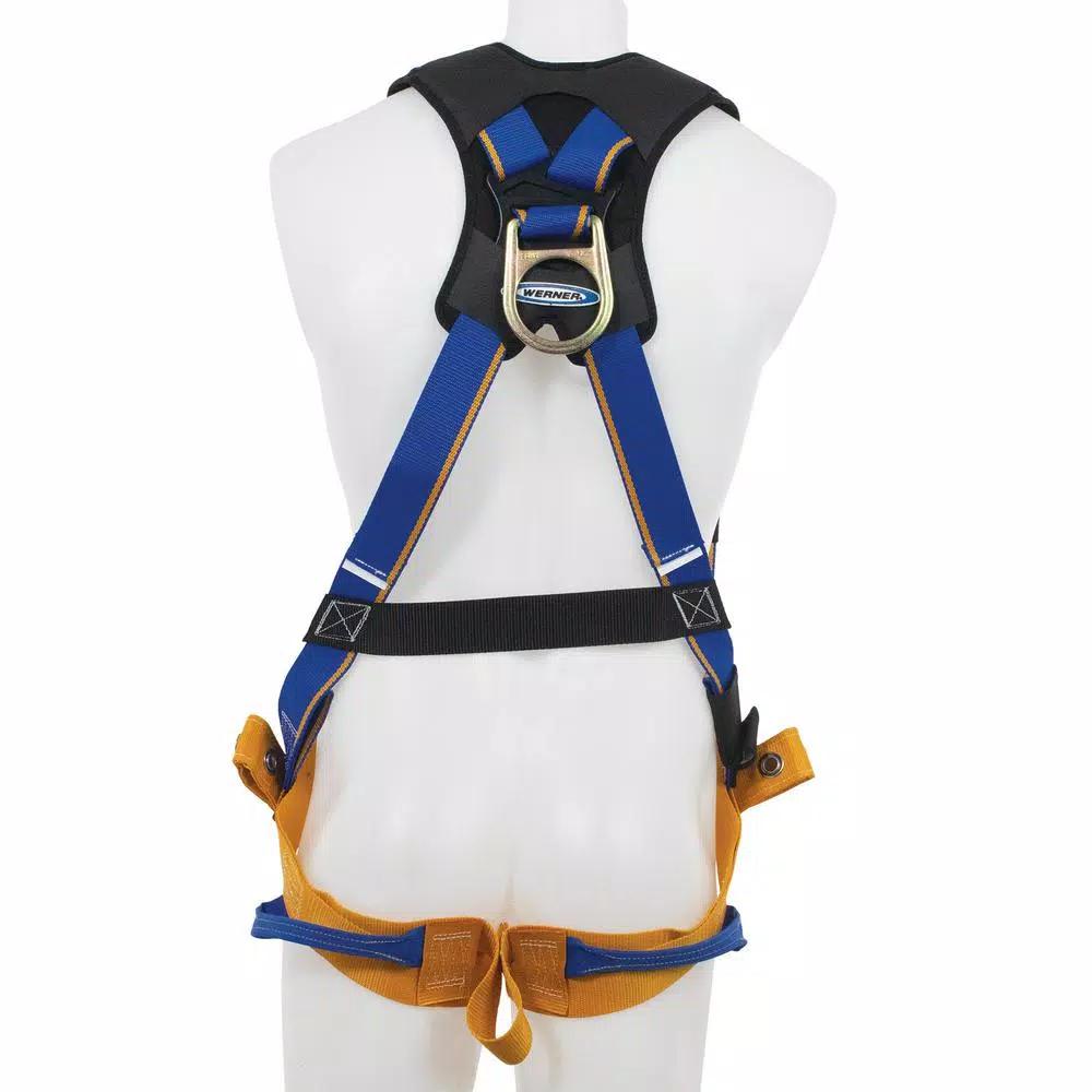 Werner Blue Armor 1000 Standard 1 D-Ring Safety Harness, XXL