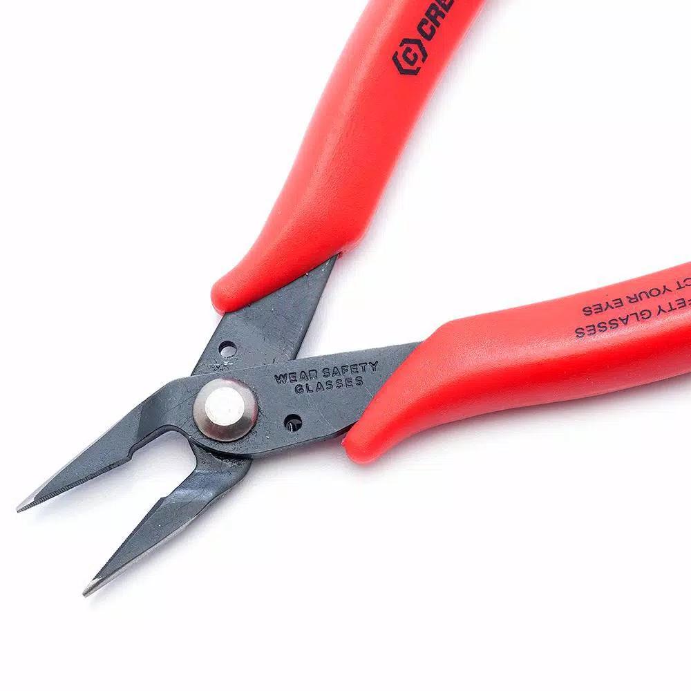Crescent 4 in. Shear-Cutter Plier Set, 2-Piece Carbon Steel Electronic & Needle-Nose Set