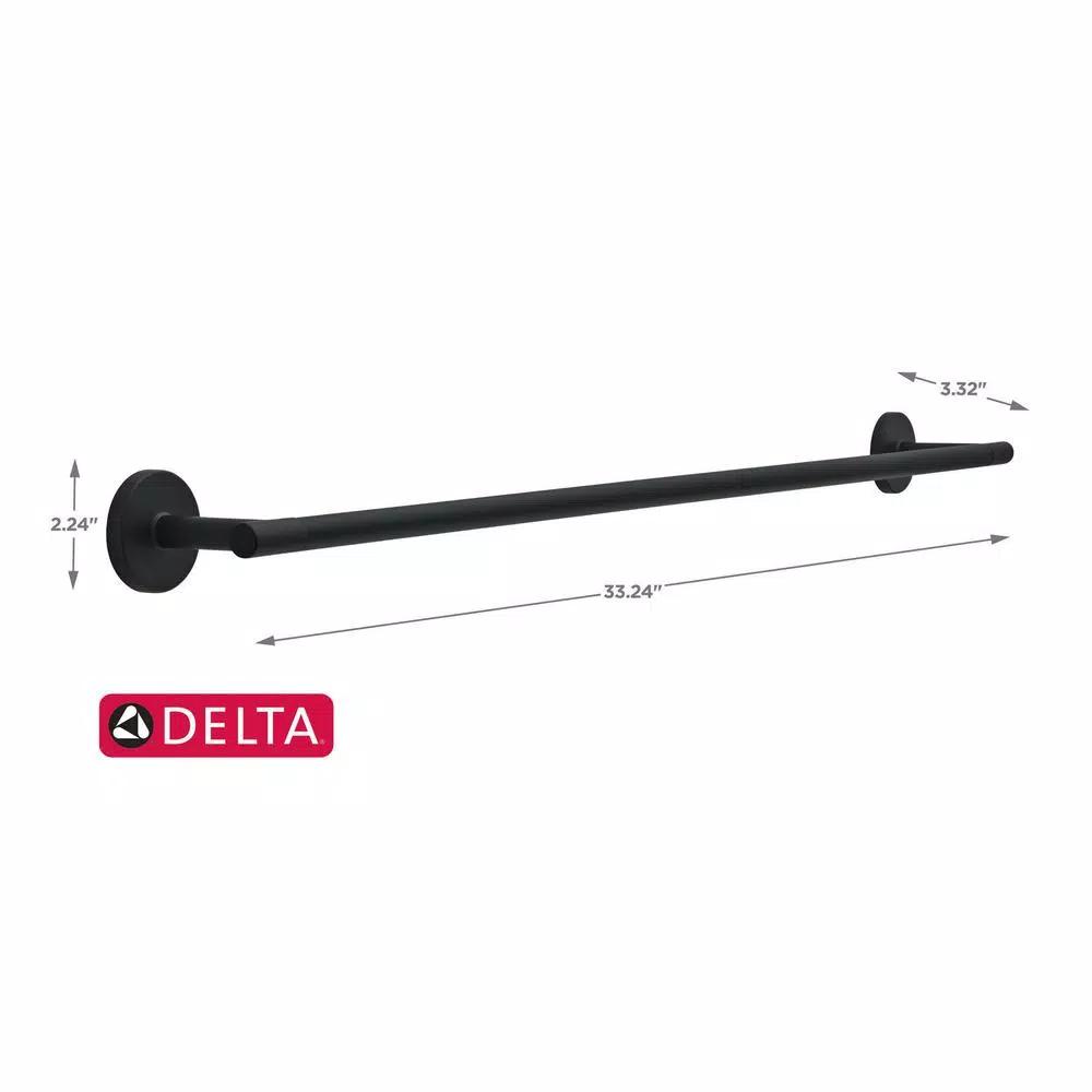 Delta Lyndall 30 in. Towel Bar, Matte Black