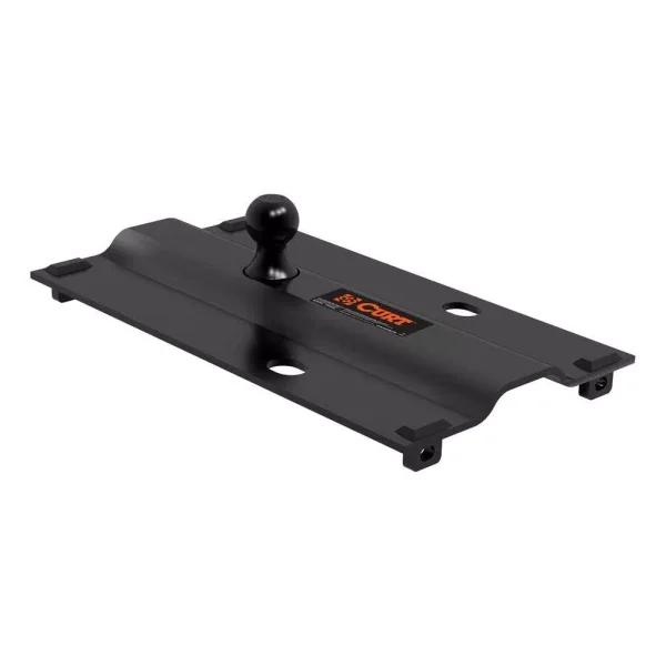 CURT Bent Plate 5th Wheel Rail Gooseneck Hitch with 2-5/16" Offset Ball
