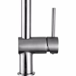 ANZZI Carriage Single Handle Kitchen Faucet, Brushed Nickel, Modern Deck Mount thumbnail 8