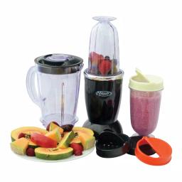 Total Chef Miracle Blender 12-Piece Set, 33 oz. Single Speed Personal Blender, Black thumbnail 4