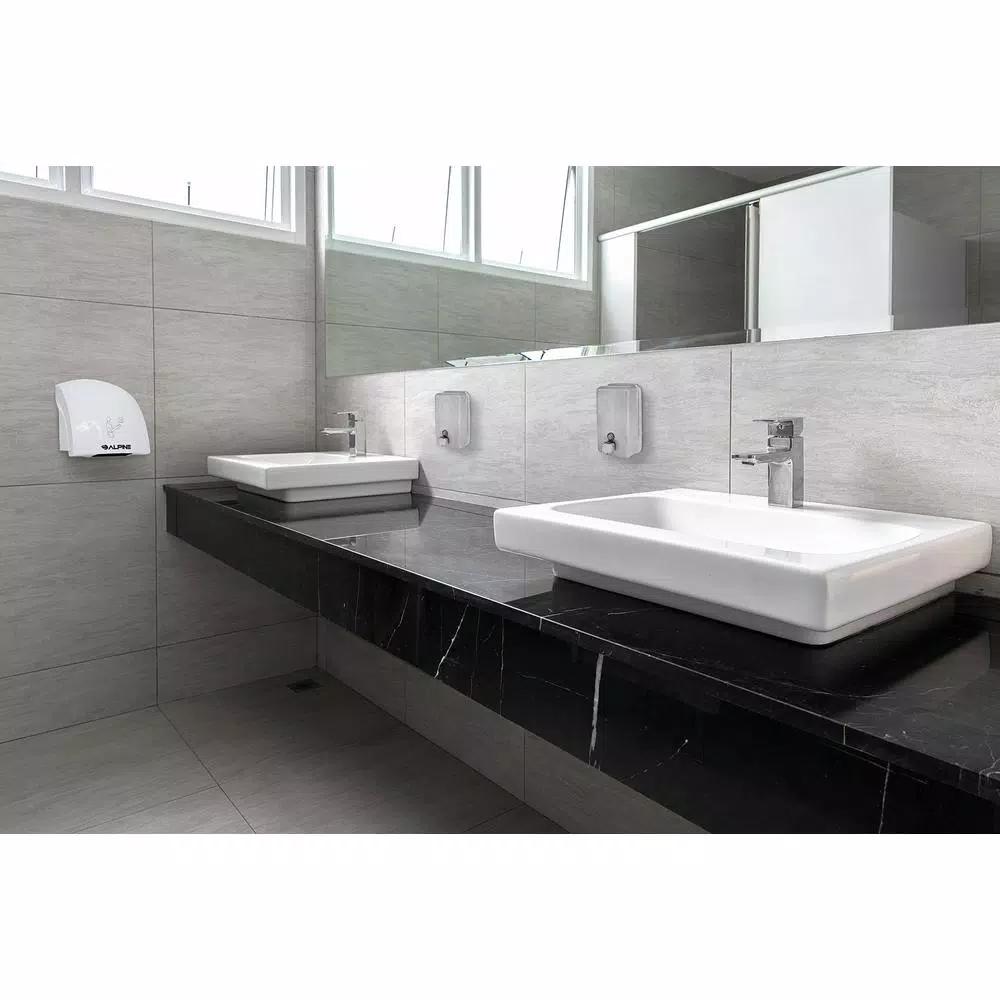 Alpine Industries 1200ml Stainless Steel Manual Liquid Soap Dispenser - Wall Mounted