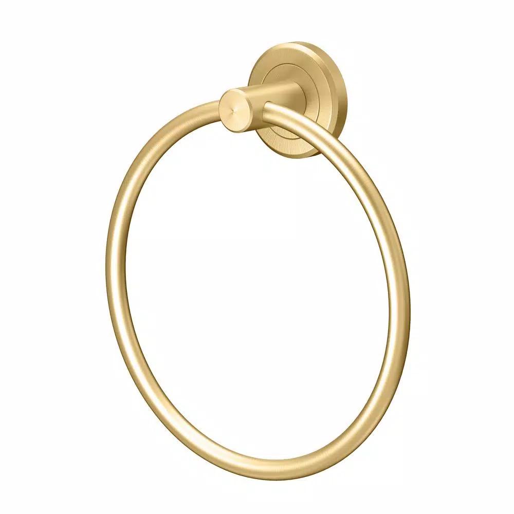 Gatco Latitude II Hand Towel Ring - Brushed Brass
