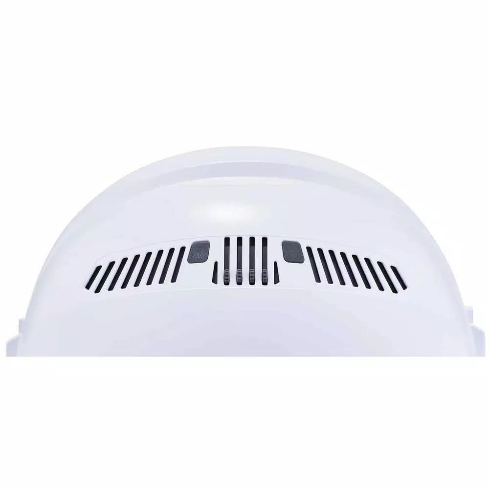 Ergodyne Skullerz 8973 Class C Full Brim Vented Hard Hat with Ratchet Suspension - White