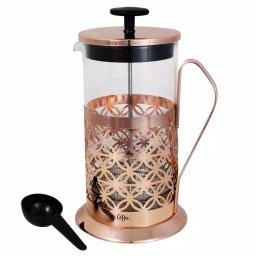 Mr. Coffee Trellise 32 oz. Rose Gold French Press Coffee Maker, 4-Cup thumbnail 1
