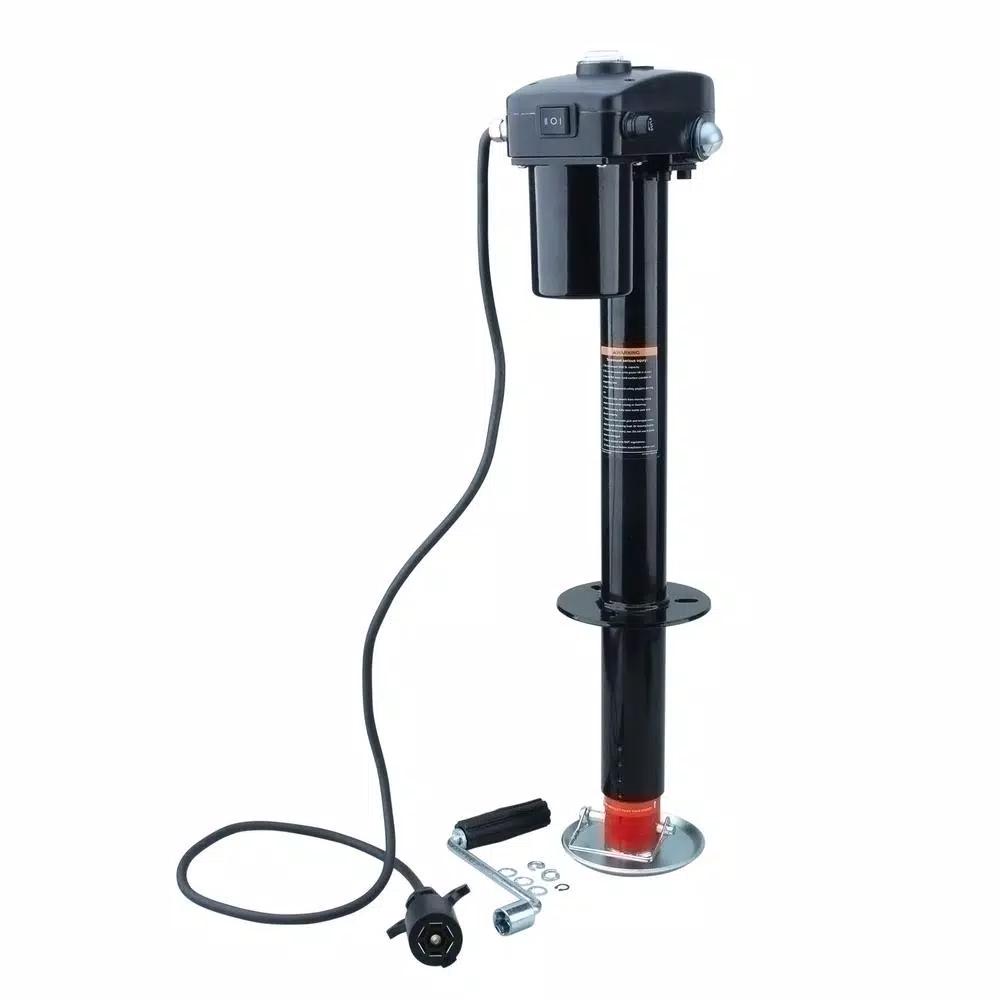 Unbranded Bridgeland 3500 lbs. Heavy-Duty 12V Electric Trailer Jack with LED Lights