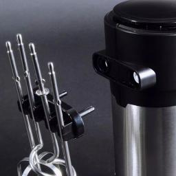 Total Chef 250-Watt 6-Speed Hand Mixer with Turbo Boost, Black/Silver thumbnail 3