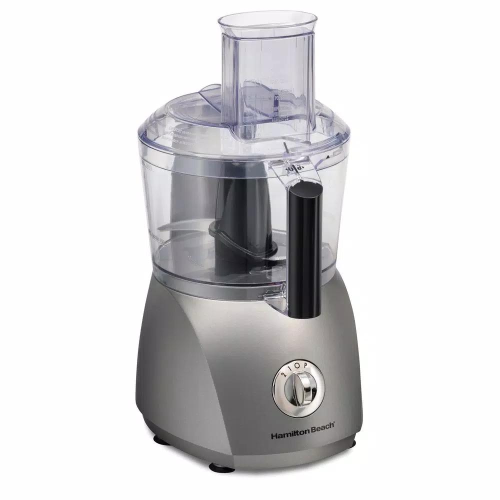 Hamilton Beach 10-Cup Food Processor, 525W, 3-Speed Grey