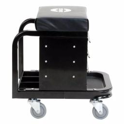 Omega 92450 Heavy Duty Mechanic's Creeper Seat with 3-Drawer Tool Box, 450 lb Capacity thumbnail 3