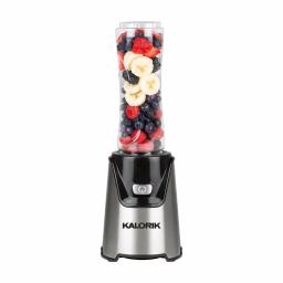 Kalorik Personal Blender, 400-Watt Single Speed Stainless Steel Blender with 2 Tritan 20 oz. Bottles thumbnail 4