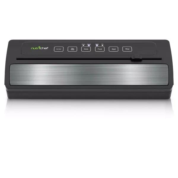 NutriChef Automatic Electric Vacuum Sealer with Reusable Bags and Roll Cutter