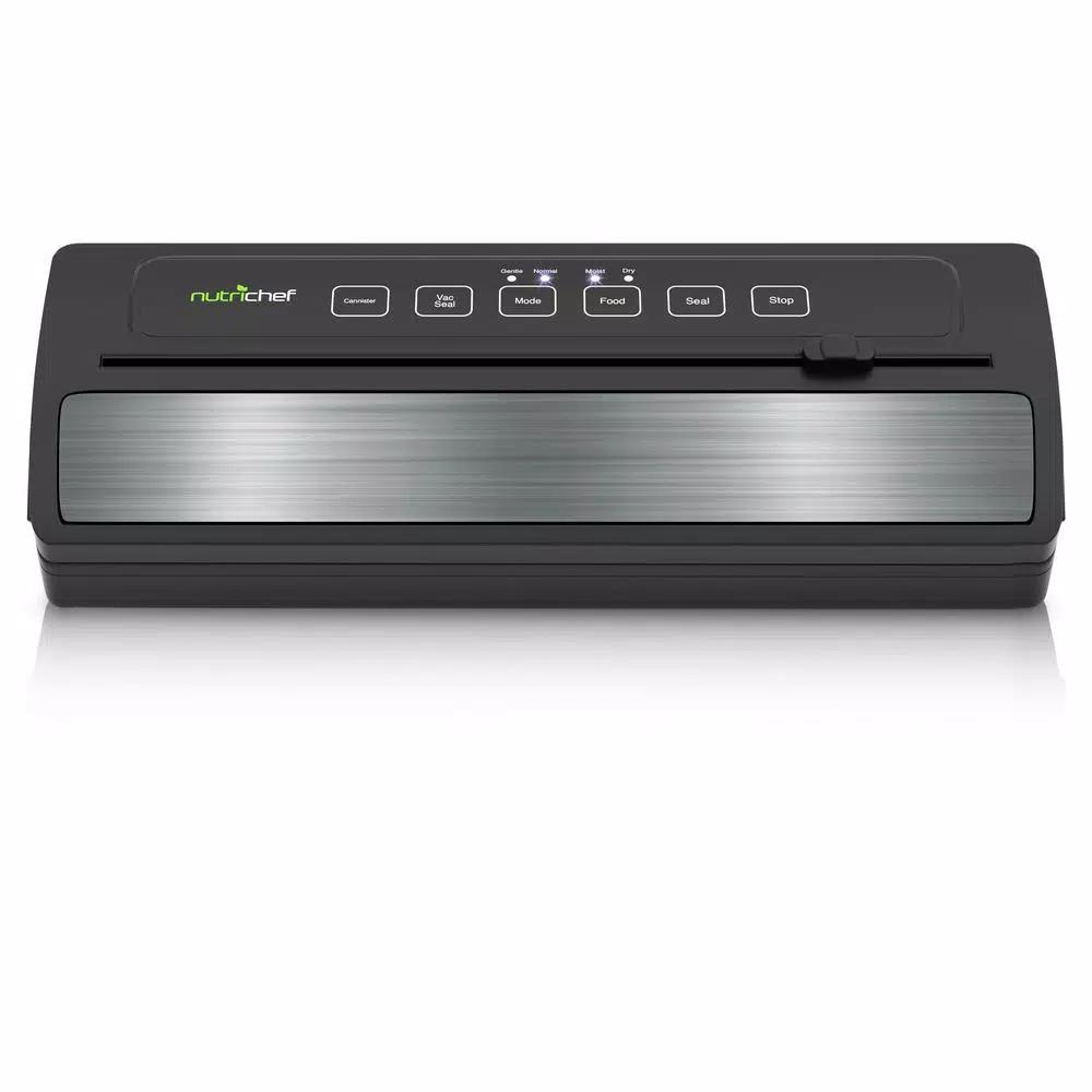 NutriChef Automatic Electric Vacuum Sealer with Reusable Bags and Roll Cutter