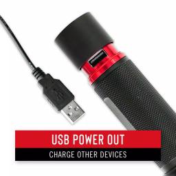 Coast HP10R 1050 Lumen Rechargeable Focusing LED Flashlight with Dual Power Flex Charge thumbnail 7