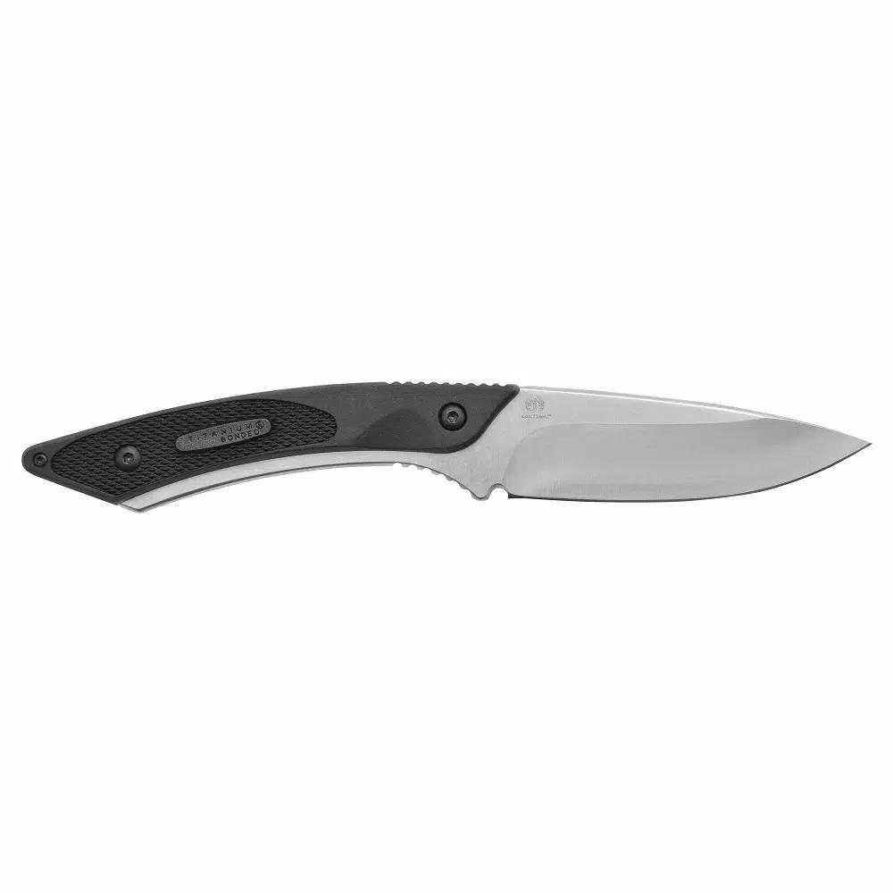 Western Coil 8 in. Fixed Blade Knife with 3.25 in. Titanium Bonded 420 Steel Drop Point Blade