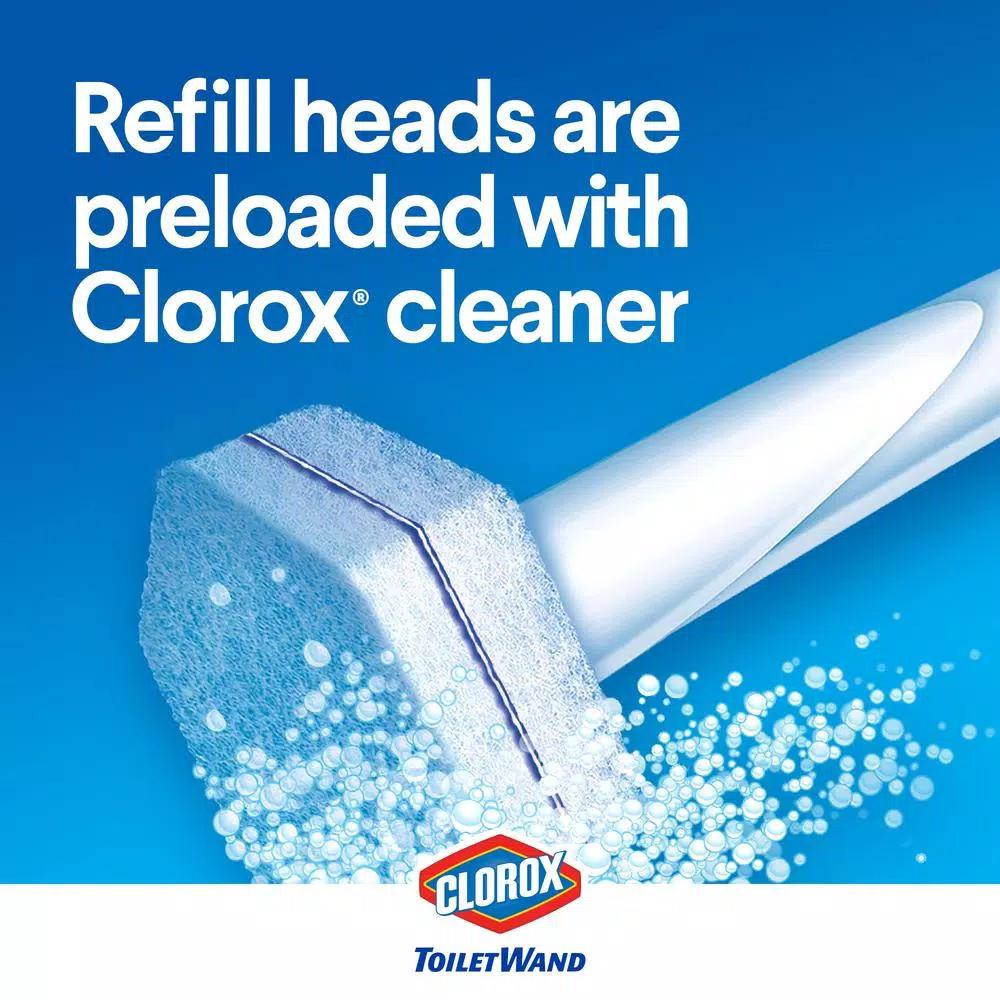 Clorox ToiletWand Disinfecting Toilet Bowl Cleaner Refill Pads, 20-Count