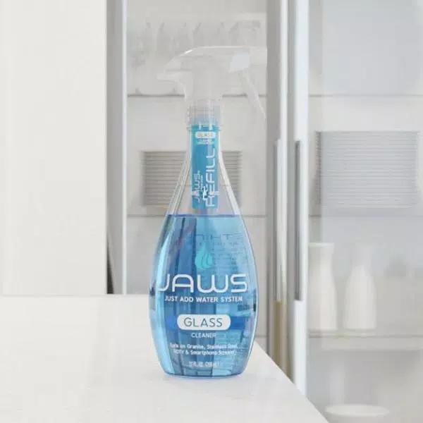 JAWS Just Add Water Glass Cleaner Refill Pods (4-Pack) - Ammonia-Free Streak-Free Formula