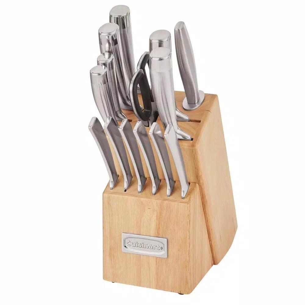 Cuisinart Professional 15-Piece Knife Set with German Steel Blades and Wooden Block