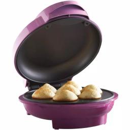 Brentwood Appliances TS-252 Mini Cupcake Maker, 7-Slot Nonstick Specialty Maker, Pink thumbnail 1