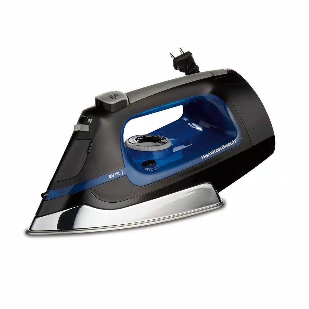 Hamilton Beach Retractable Cord Steam Iron with Stainless Steel Soleplate