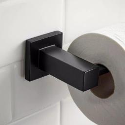 Glacier Bay Farrington Single-Post Toilet Paper Holder, Matte Black thumbnail 5