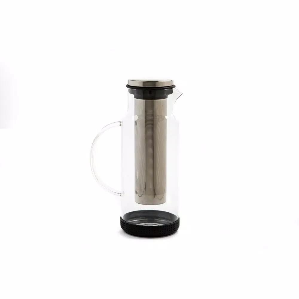 Manna 4-in-1 5-Cup Cold Brew Coffee Pitcher, 47 fl. oz., Onyx Black