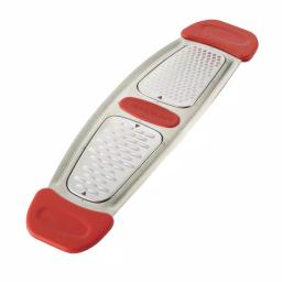 Rachael Ray Stainless Steel Multi-Grater with Red Silicone Handles thumbnail 1