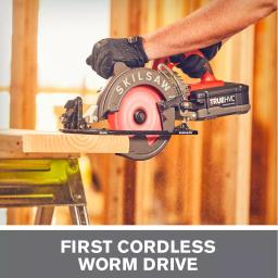 SKILSAW 48V Cordless 7-1/4 in. Worm Drive Circular Saw Kit with TRUEHVL Battery and Diablo Blade thumbnail 2